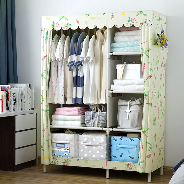 Symple Stuff Neenah 105cm Wide Portable Wardrobe Wayfair.co.uk